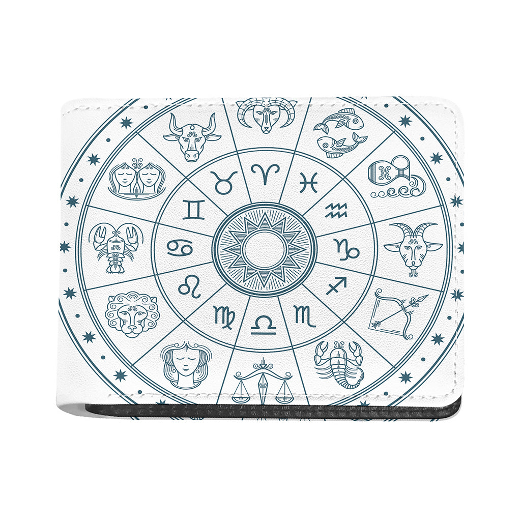 Zodiac Astrology Signs Print Bifold Wallet
