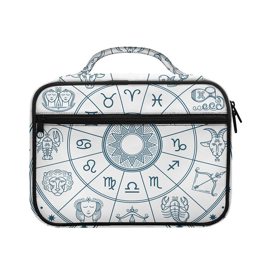 Zodiac Astrology Signs Print Briefcase Bible Bag