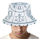 Zodiac Astrology Signs Print Bucket Hat