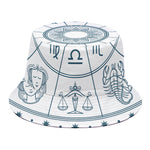 Zodiac Astrology Signs Print Bucket Hat