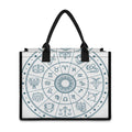 Zodiac Astrology Signs Print Canvas Tote Bag