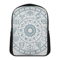 Zodiac Astrology Signs Print Casual Backpack