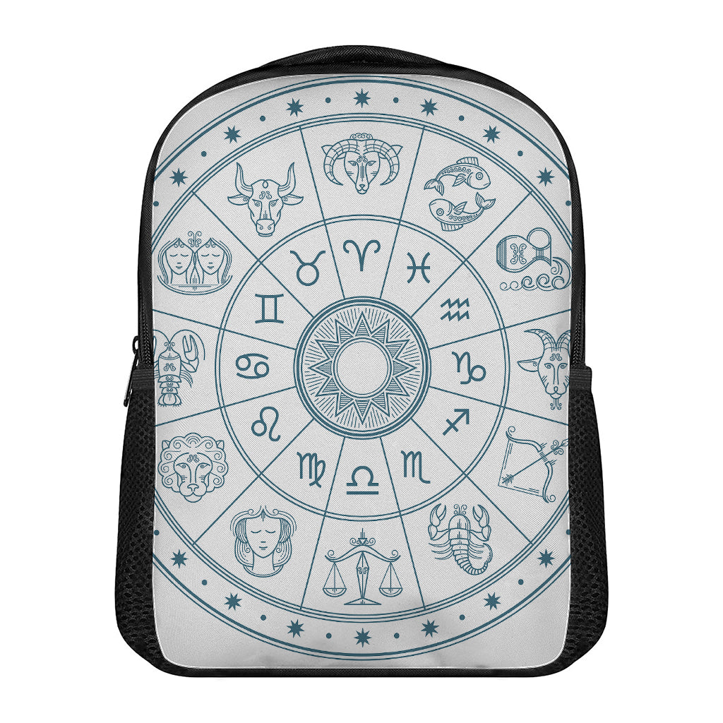 Zodiac Astrology Signs Print Casual Backpack