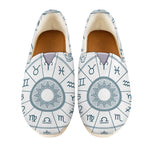 Zodiac Astrology Signs Print Casual Shoes