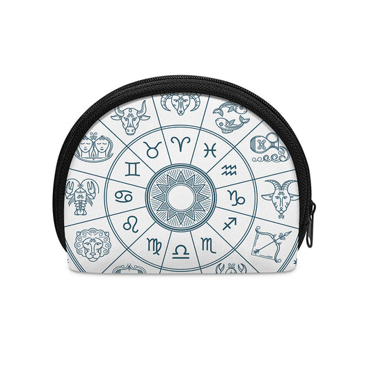 Zodiac Astrology Signs Print Coin Purse