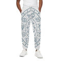 Zodiac Astrology Signs Print Cotton Sweatpants