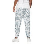 Zodiac Astrology Signs Print Cotton Pants