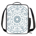 Zodiac Astrology Signs Print Crossbody Lunch Bag