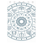 Zodiac Astrology Signs Print Curtain