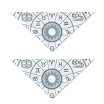 Zodiac Astrology Signs Print Dog Bandana