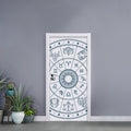 Zodiac Astrology Signs Print Door Sticker
