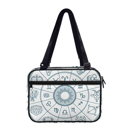 Zodiac Astrology Signs Print Double Strap Bible Bag