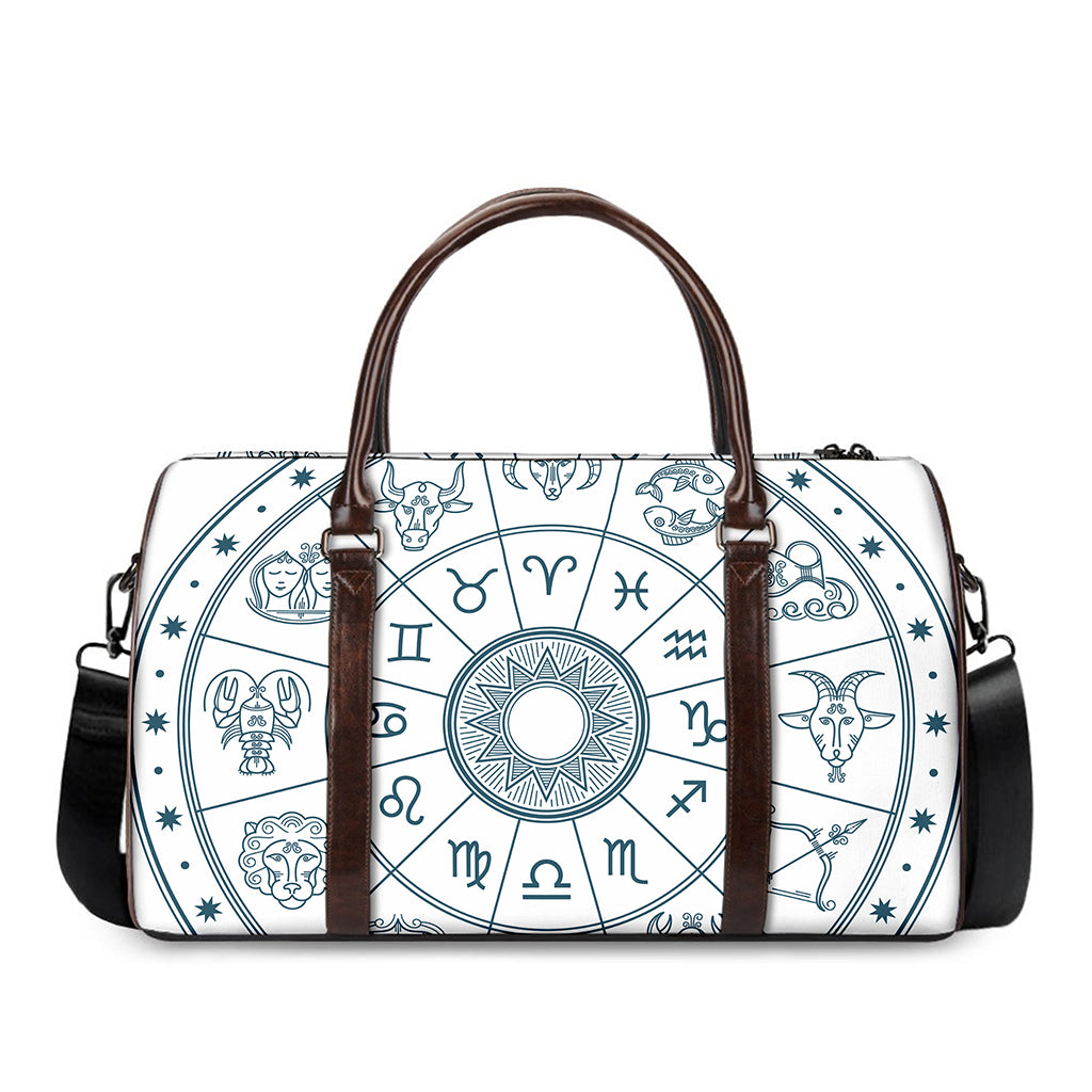 Zodiac Astrology Signs Print Duffle Bag