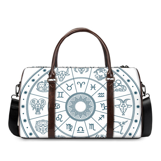 Zodiac Astrology Signs Print Duffle Bag