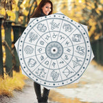 Zodiac Astrology Signs Print Foldable Umbrella