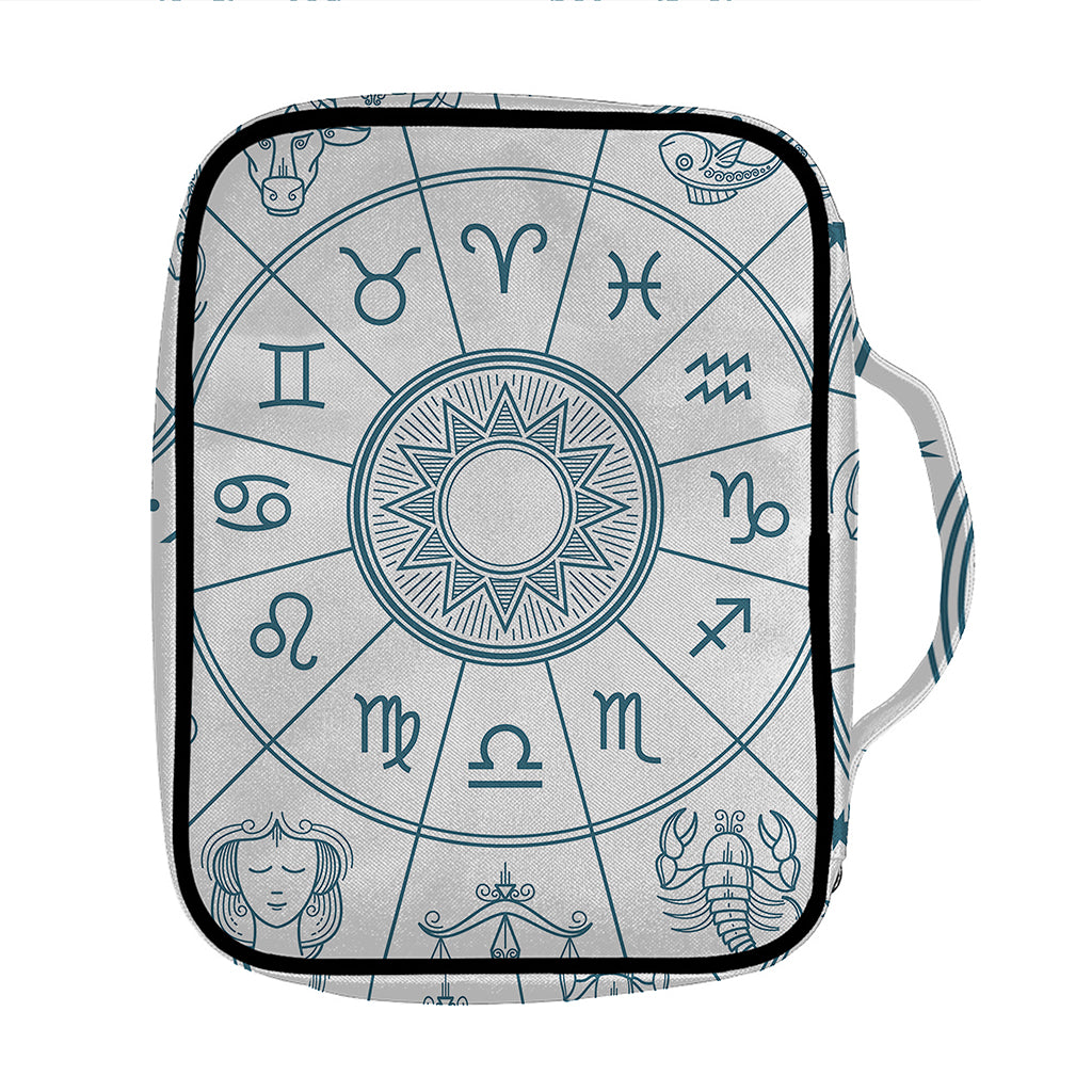 Zodiac Astrology Signs Print Front Pocket Bible Bag