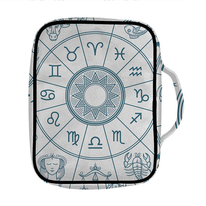 Zodiac Astrology Signs Print Front Pocket Bible Bag