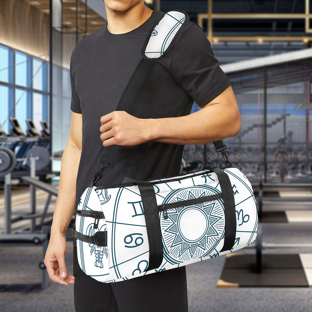 Zodiac Astrology Signs Print Gym Bag
