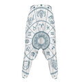 Zodiac Astrology Signs Print Hammer Pants