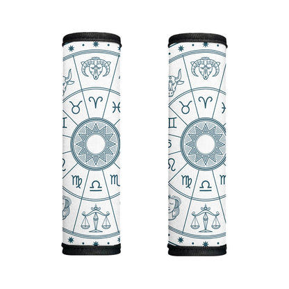 Zodiac Astrology Signs Print Handle Covers