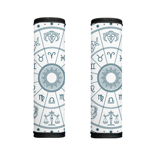 Zodiac Astrology Signs Print Handle Covers