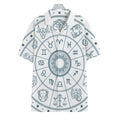 Zodiac Astrology Signs Print Hawaiian Shirt