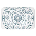 Zodiac Astrology Signs Print Indoor Door Mat