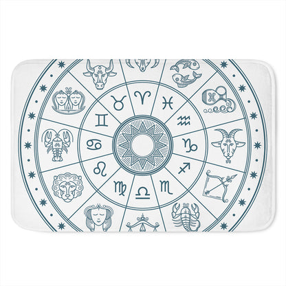 Zodiac Astrology Signs Print Indoor Door Mat