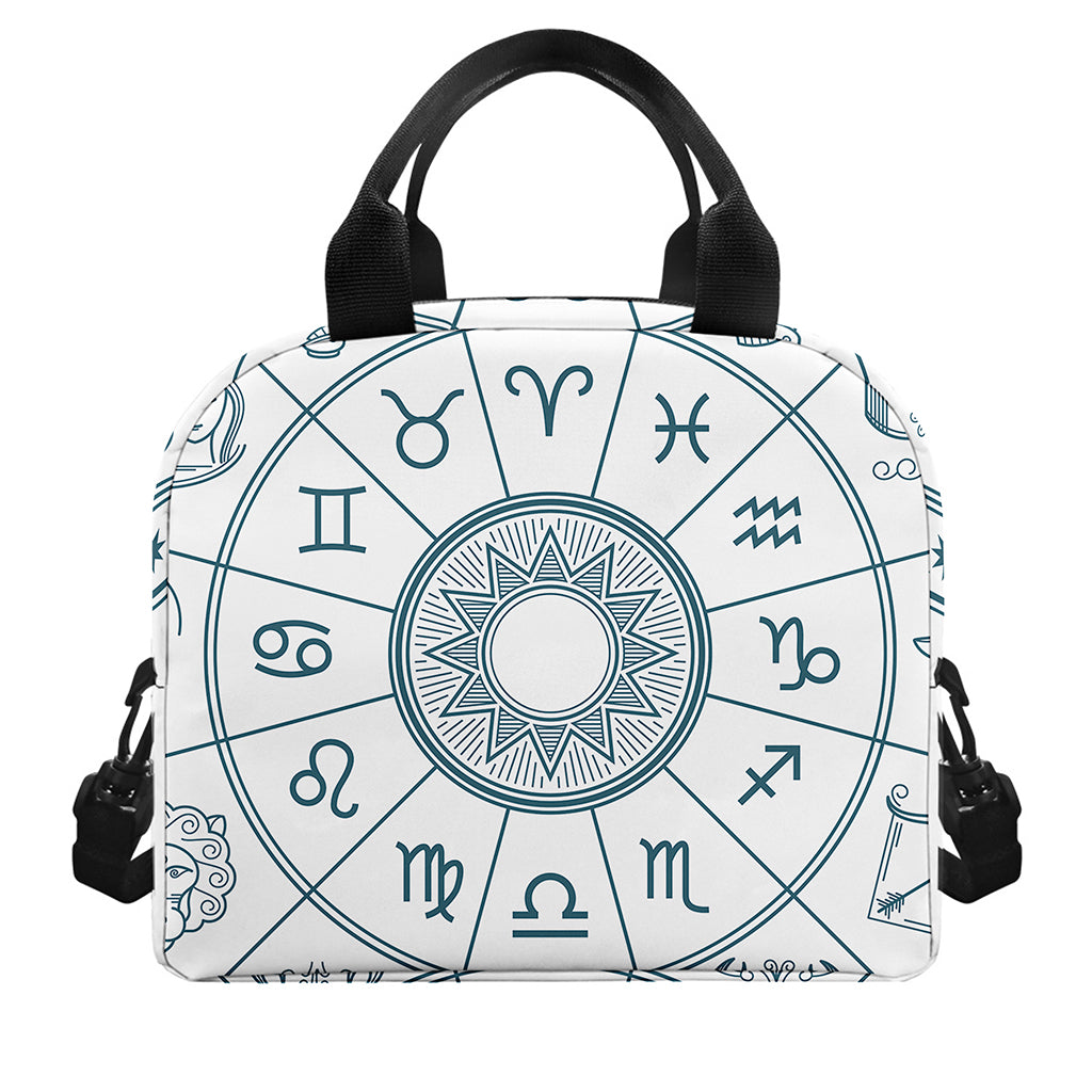 Zodiac Astrology Signs Print Insulated Lunch Bag