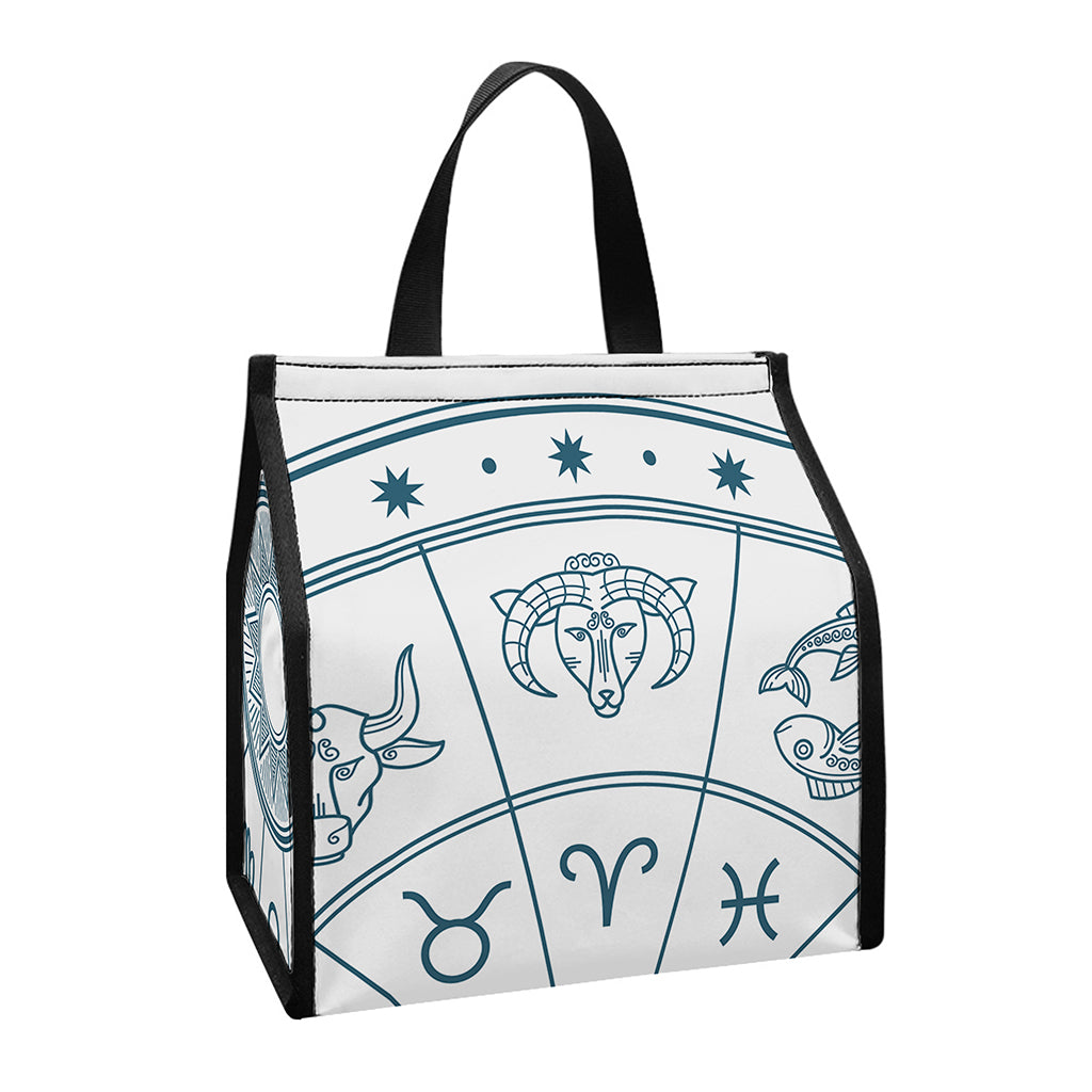 Zodiac Astrology Signs Print Insulated Lunch Tote