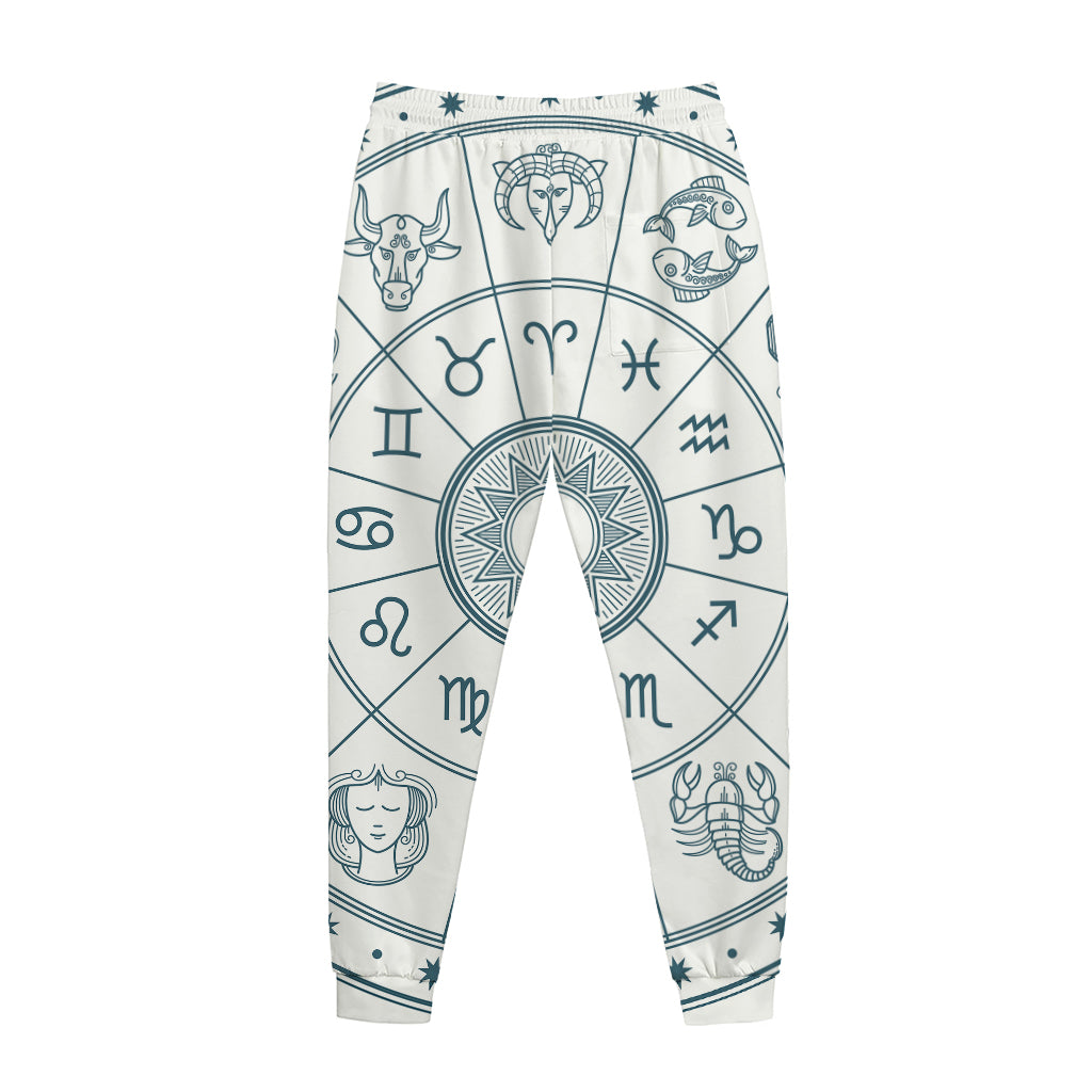 Zodiac Astrology Signs Print Jogger Pants