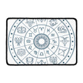 Zodiac Astrology Signs Print Kitchen Mat