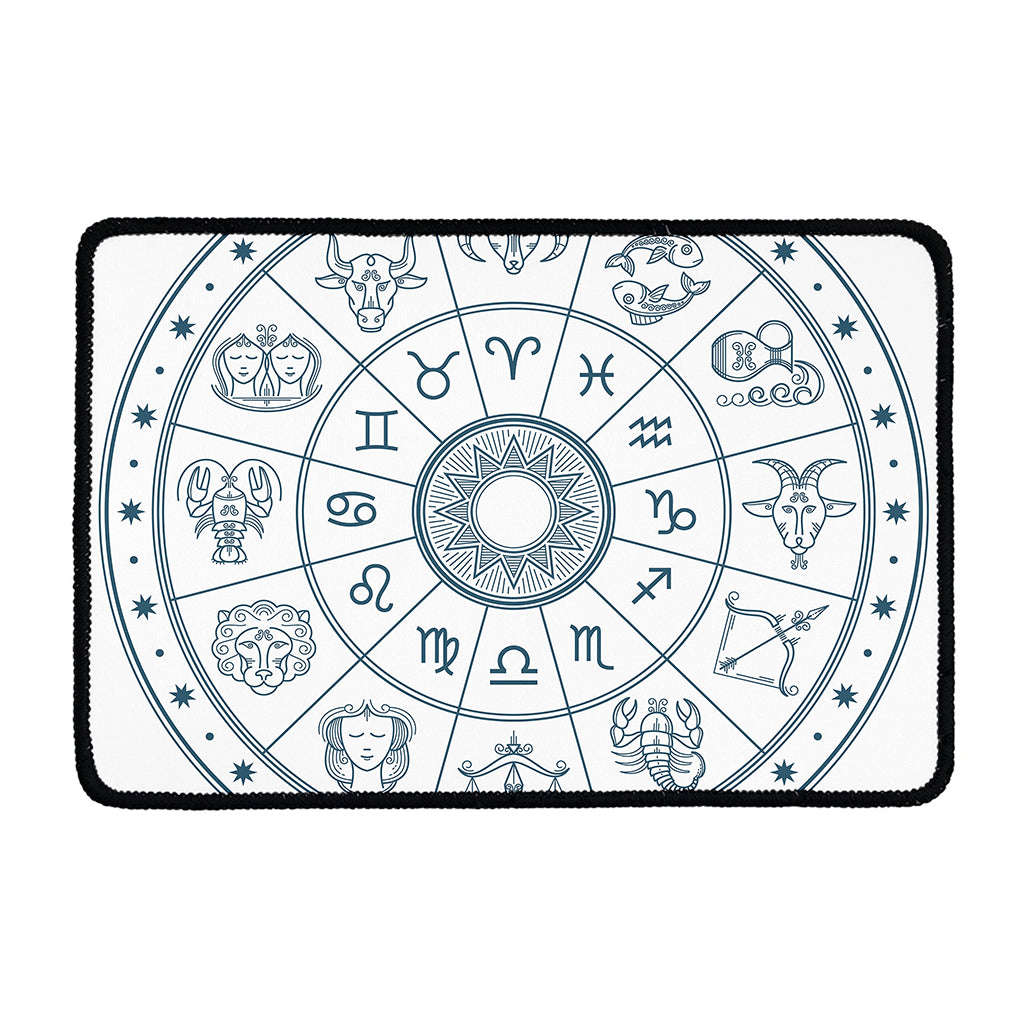 Zodiac Astrology Signs Print Kitchen Mat