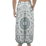 Zodiac Astrology Signs Print Lantern Pants