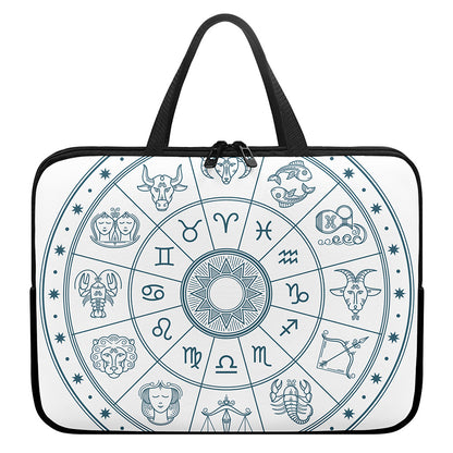Zodiac Astrology Signs Print Laptop Sleeve With Handle