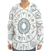 Zodiac Astrology Signs Print Long Sleeve Baseball Jersey