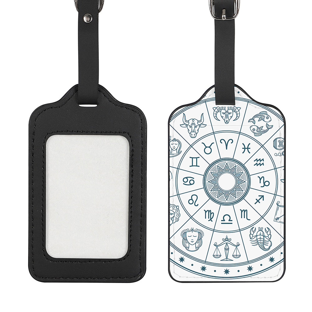 Zodiac Astrology Signs Print Luggage Tag