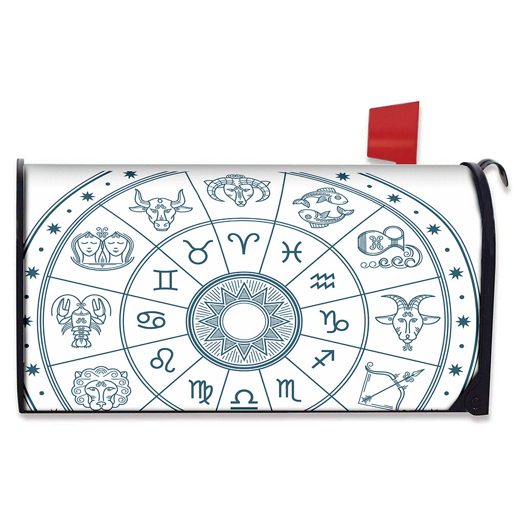 Zodiac Astrology Signs Print Mailbox Cover
