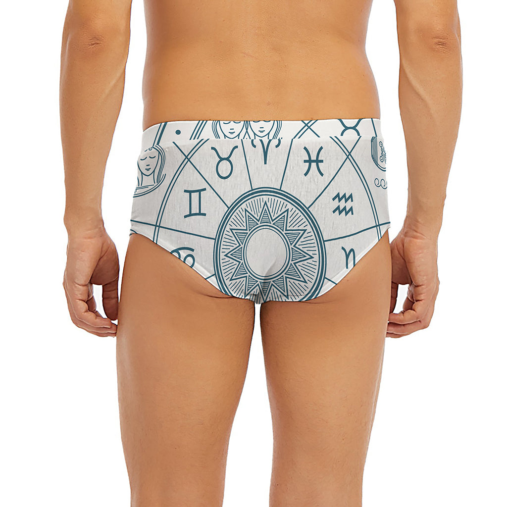 Zodiac Astrology Signs Print Men's Briefs