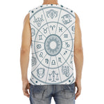 Zodiac Astrology Signs Print Men's Fitness Tank Top