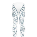 Zodiac Astrology Signs Print Men's leggings