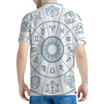 Zodiac Astrology Signs Print Men's Polo Shirt
