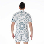 Zodiac Astrology Signs Print Men's Rompers