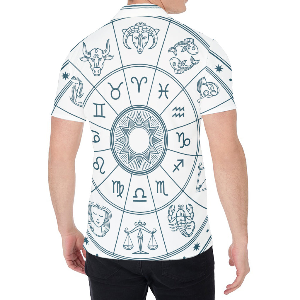 Zodiac Astrology Signs Print Men's Shirt