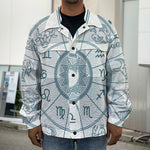 Zodiac Astrology Signs Print Men's Shirt Jacket