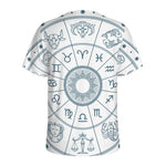 Zodiac Astrology Signs Print Men's Sports T-Shirt