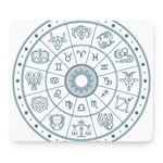 Zodiac Astrology Signs Print Mouse Pad