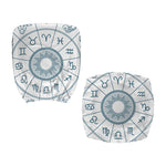 Zodiac Astrology Signs Print Office Chair Cover