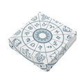 Zodiac Astrology Signs Print Outdoor Seat Cushion Cover