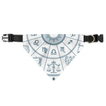 Zodiac Astrology Signs Print Over The Collar Dog Bandana